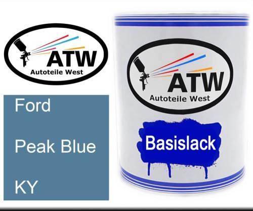 Ford, Peak Blue, KY: 1L Lackdose, von ATW Autoteile West.